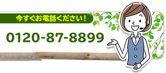 お問い合わせ　0120-87-8899